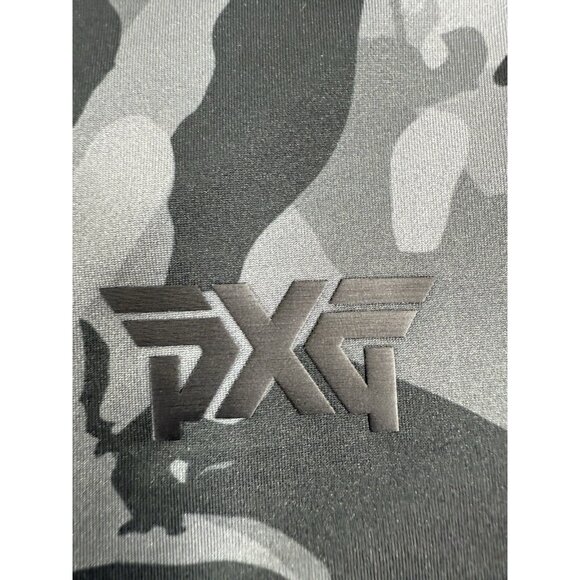 PXG Mens Essential Fairway 1/4 Zip Golf Pullover Shirt Size Small Black Camo - Picture 7 of 13